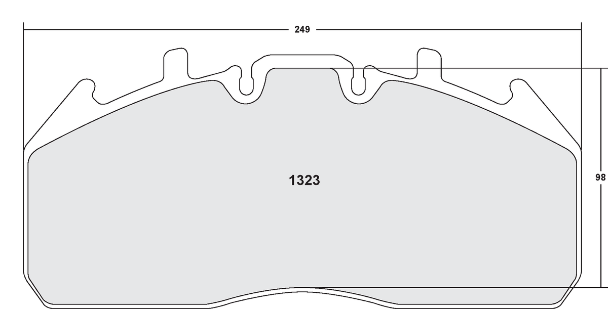 PFC 1323.12 Гальмівні колодки Z-RATED ANTI-CORROSION Photo-0 