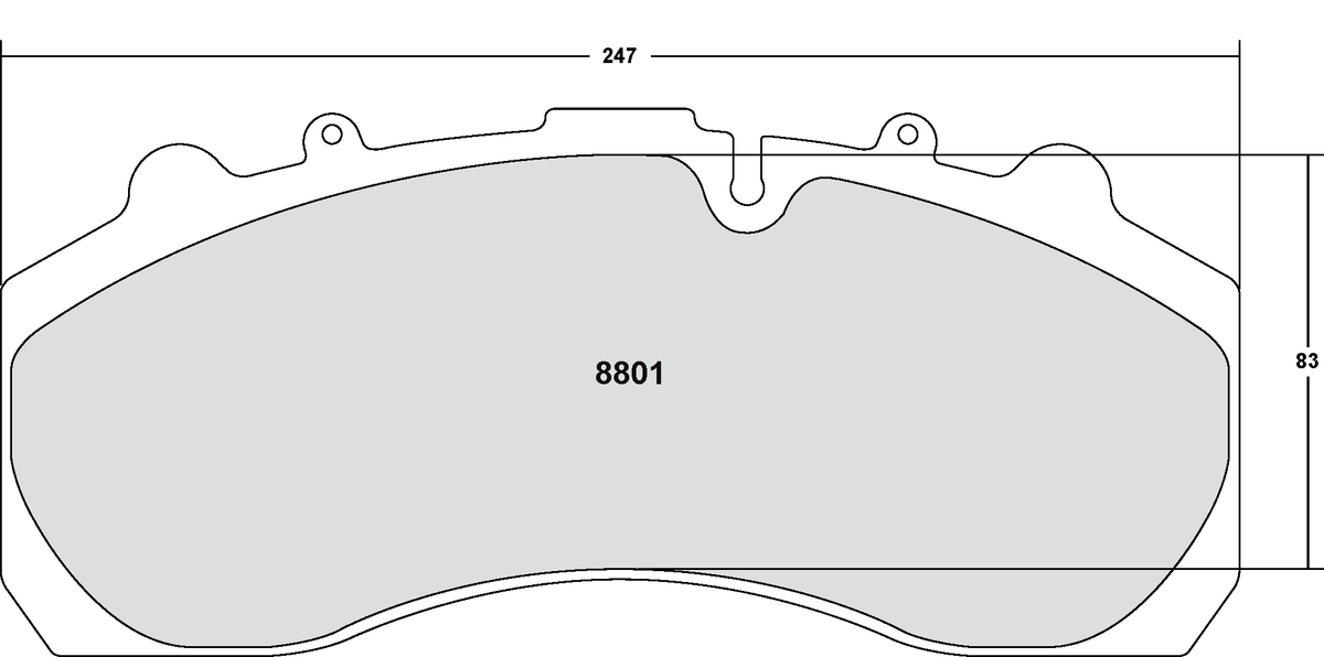 PFC 8801.10 Гальмівні колодки Z-RATED ECV Photo-0 