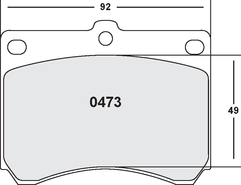 PFC 0473.20 Гальмівні колодки Z-RATED CARBON METALLIC Photo-1 