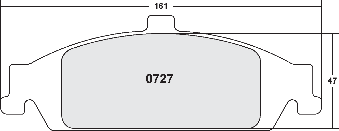 PFC 0727.22 Гальмівні колодки Z-RATED CARBON METALLIC Photo-1 