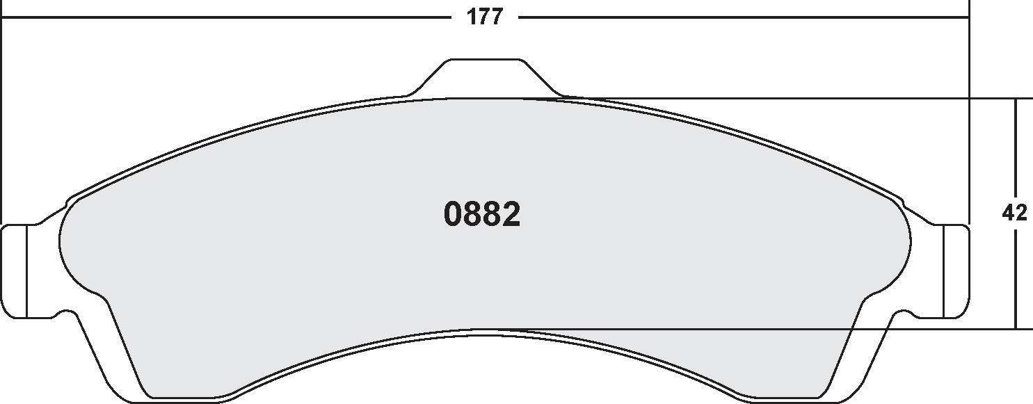 PFC 0882.22 Гальмівні колодки Z-RATED CARBON METALLIC Photo-0 