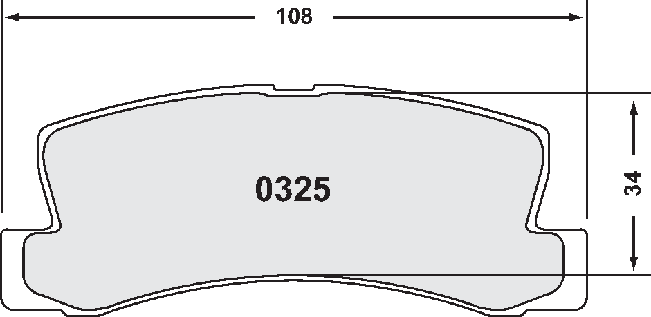 PFC 0325.22 Гальмівні колодки Z-RATED CARBON METALLIC Photo-0 