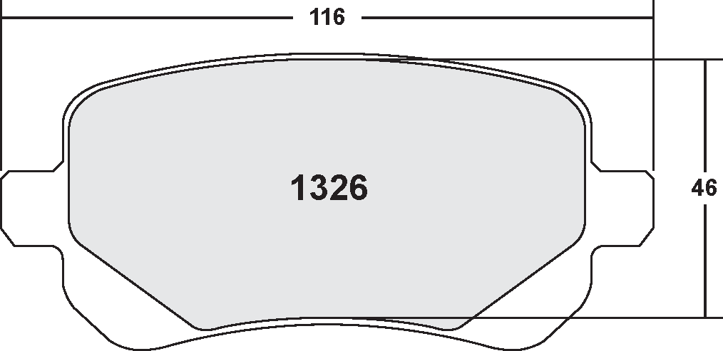 PFC 1326.22 Гальмівні колодки Z-RATED Photo-0 