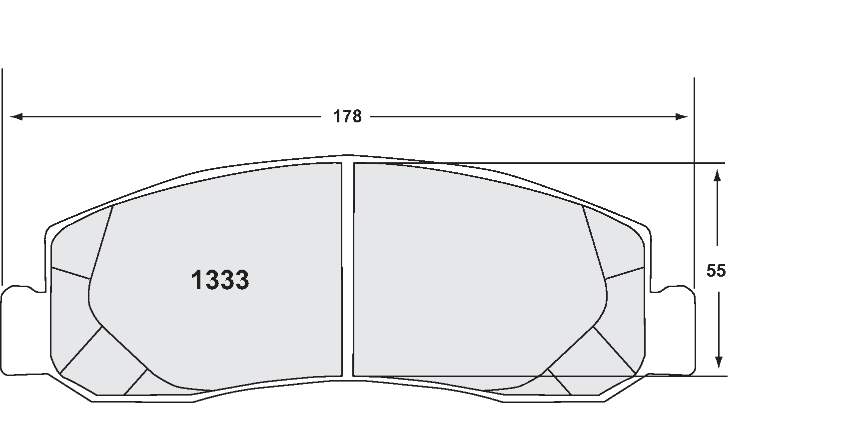 PFC 1333.11 Гальмівні колодки Z-RATED Photo-1 