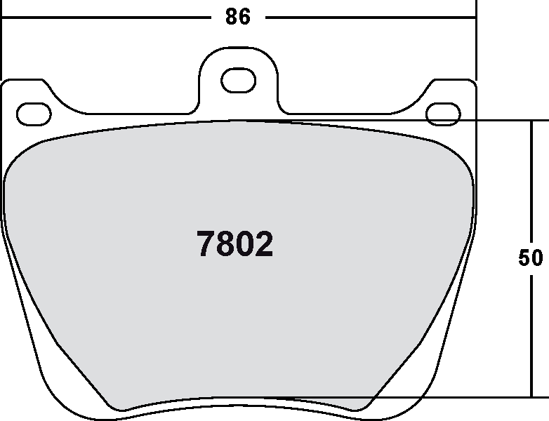 PFC 7802.01.20.44 Гальмівні колодки RACE 01 CMPD 20mm RR Photo-1 