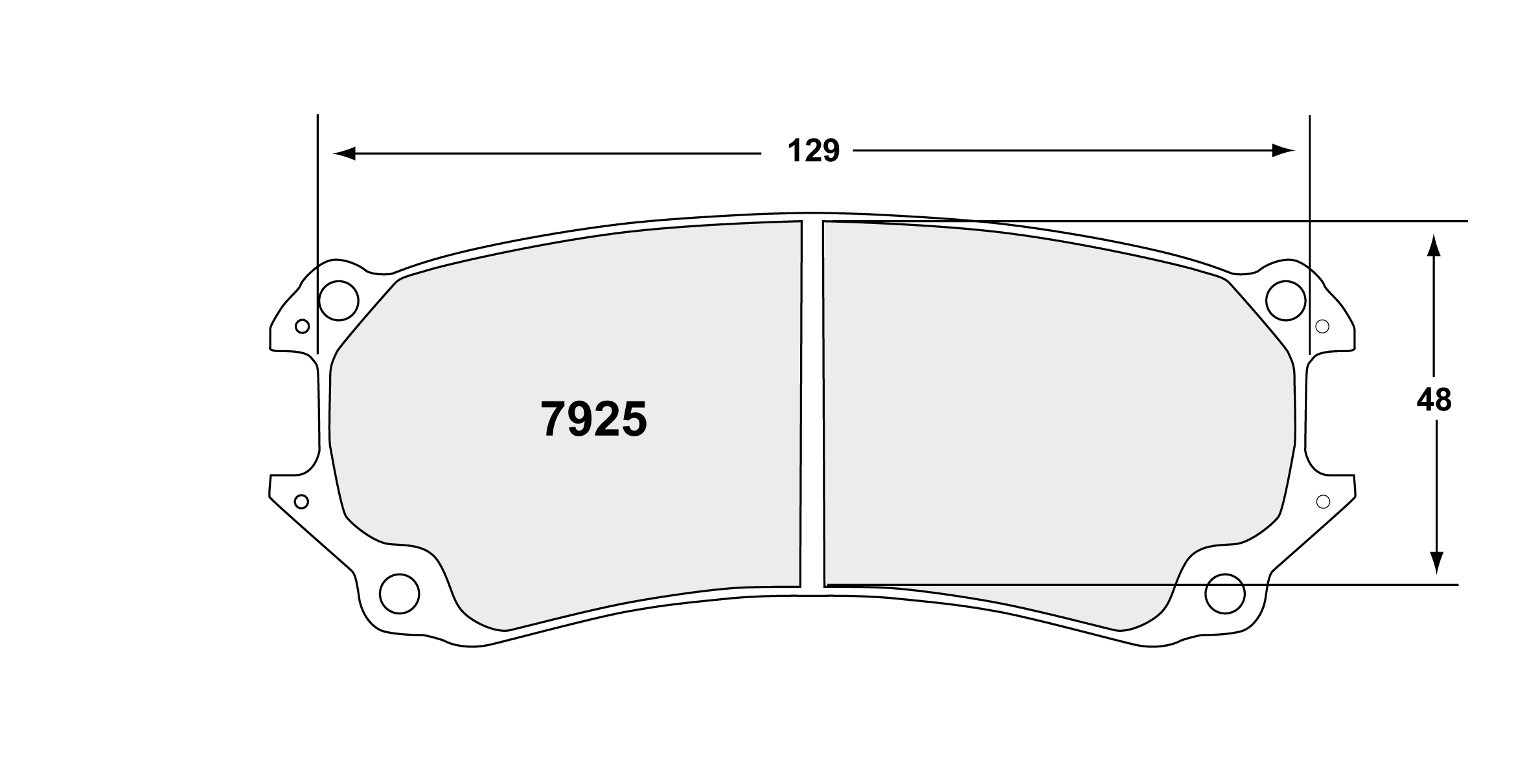 PFC 7925.332.30.44 RACE Pad SET 332 CMPD 30mm задні для PORSCHE 991 GT3R ZR77 Photo-0 