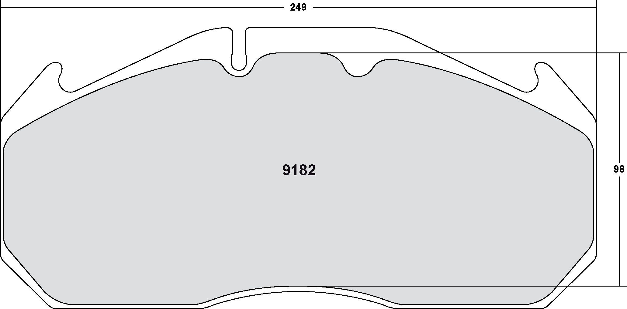 PFC 9182.10 Гальмівні колодки Z-RATED ECV Photo-0 