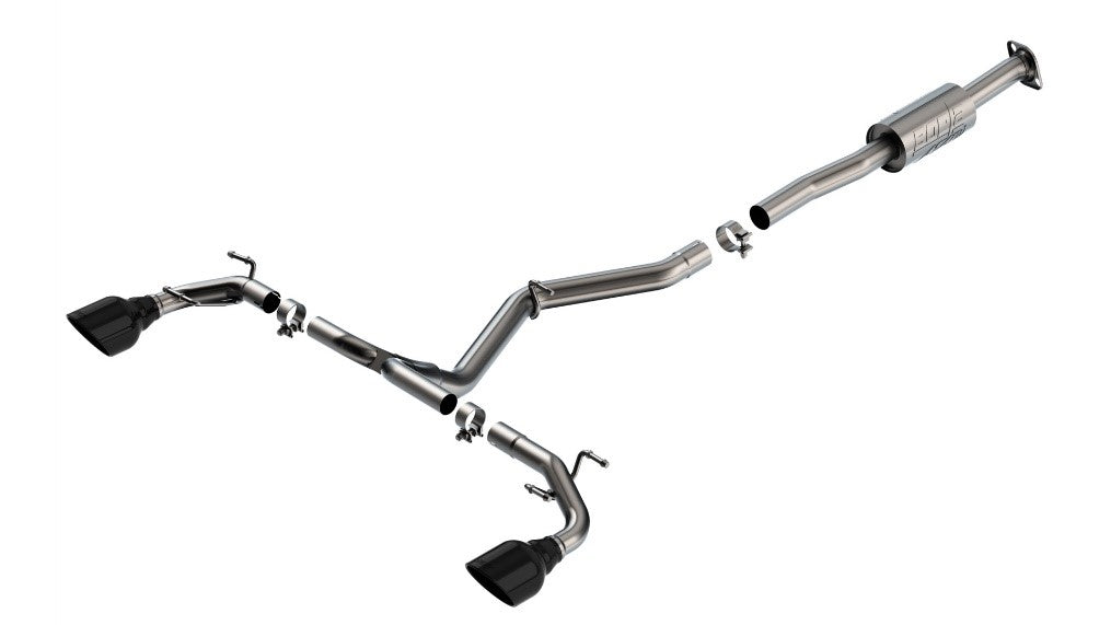 BORLA 140910BC Вихлопна система Cat-Back ATAK® Black Chrome для SUBARU BRZ, TOYOTA GR 86 2022 Photo-0 