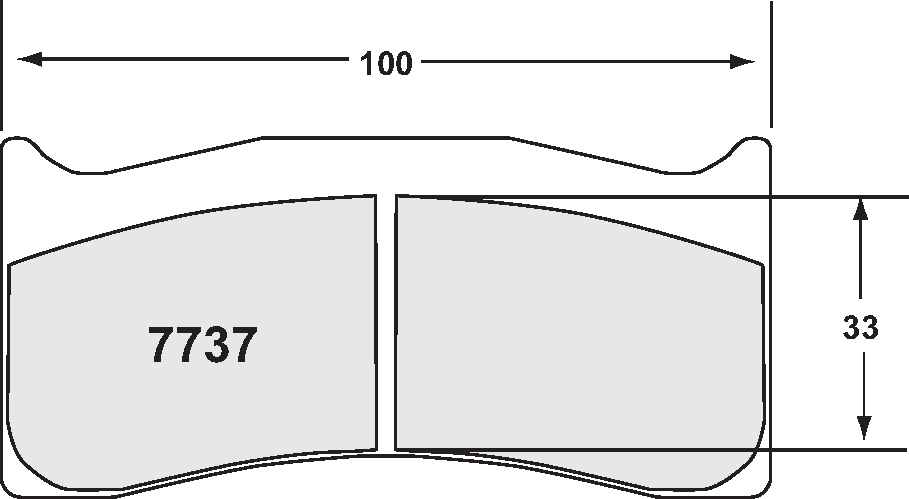 PFC 7737.80.20.34 Гальмівні колодки RACE 80 CMPD 20mm Photo-1 