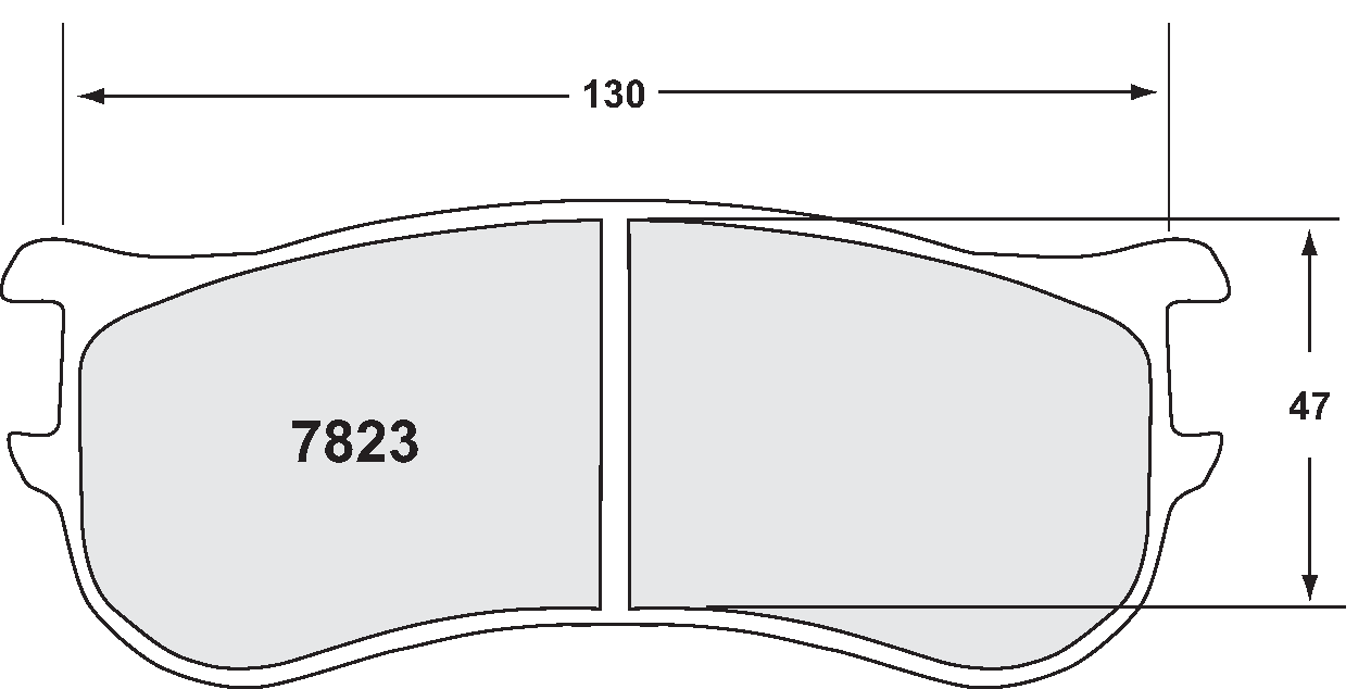 PFC 7823.03.22.34 Гальмівні колодки RACE 03 CMPD 22mm для zr22 & ZR49 calipers Photo-1 