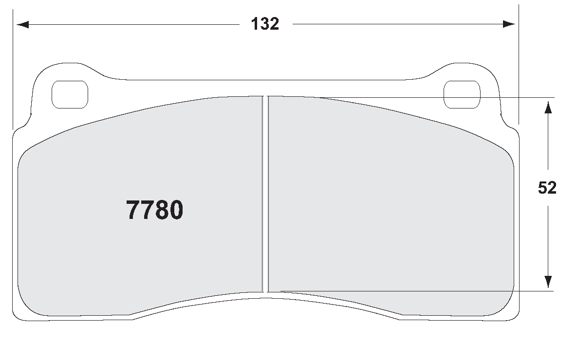 PFC 7780.10 гальмівні колодки задні Z-RATED для NISSAN GT-R R35 Photo-1 