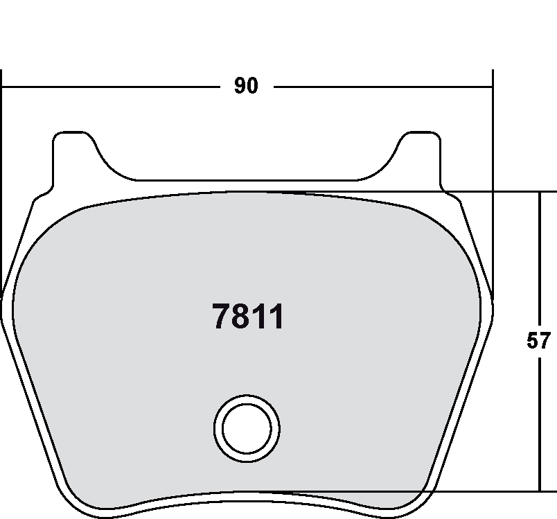 PFC 7811.01.22.44 Гальмівні колодки RACE 01 CMPD 22mm RR Photo-1 