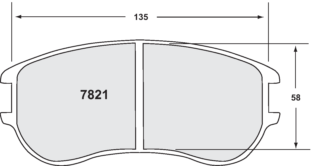 PFC 7821.97.30.34 Гальмівні колодки RACE 97 CMPD 30mm для ZR18 Photo-1 