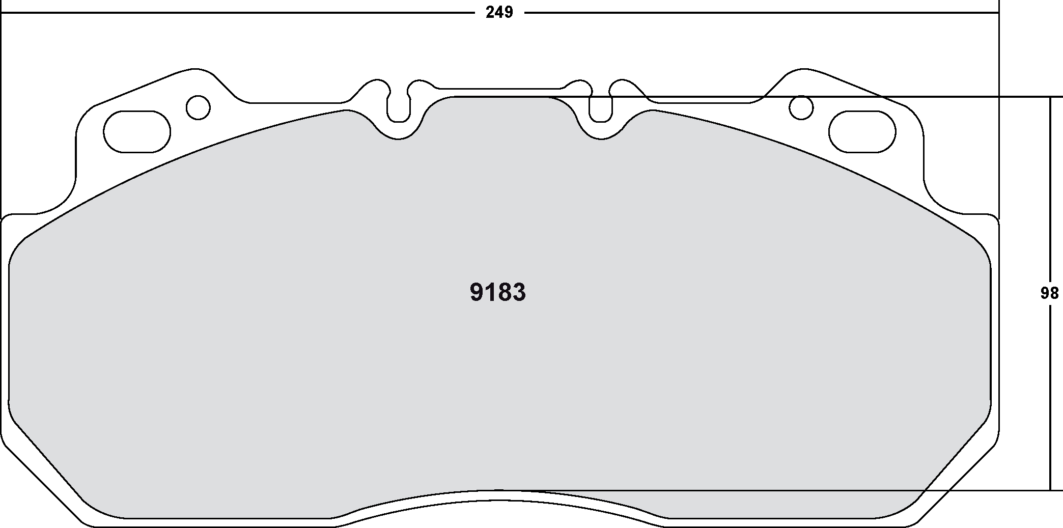PFC 9183.11 Гальмівні колодки Z-RATED EVC Photo-0 