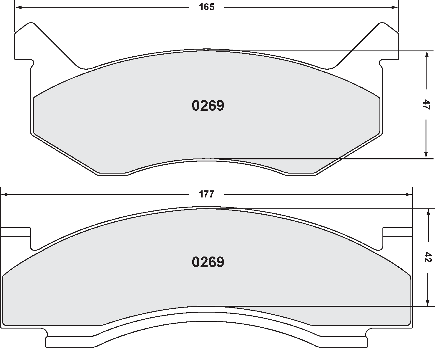 PFC 0269.10 Гальмівні колодки Z-RATED Photo-0 