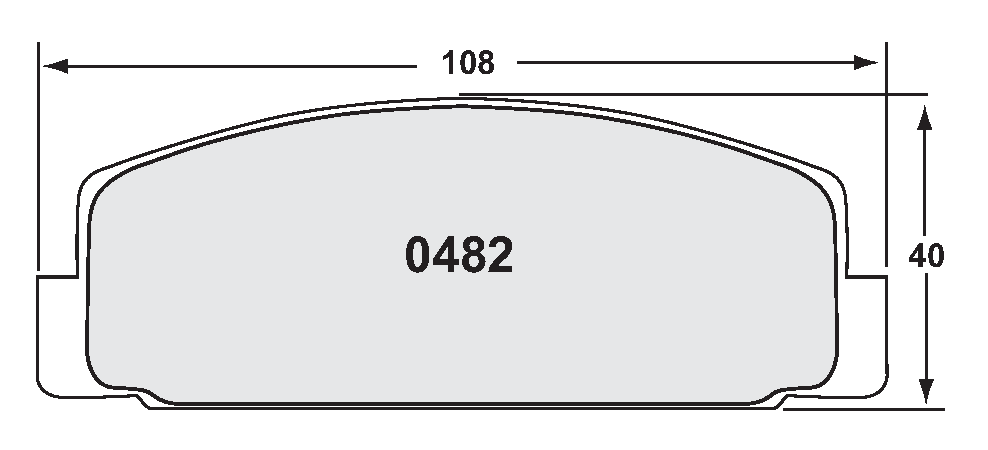 PFC 0482.10 Гальмівні колодки z-RATED задні для MAZDA RX-7 RX7 1985-96 Coupé Photo-0 