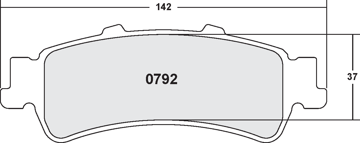 PFC 0792.20 Гальмівні колодки Z-RATED CARBON METALLIC Photo-0 