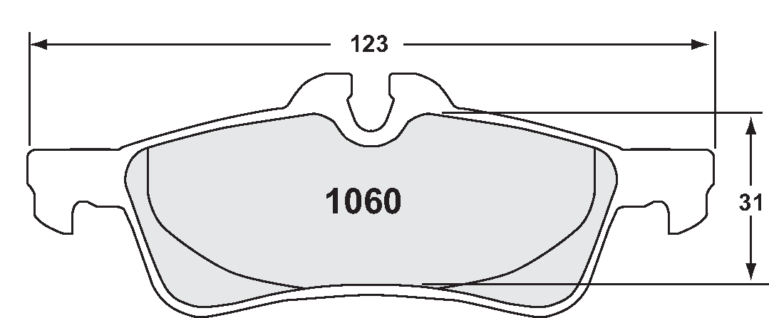 PFC 1060.10 Гальмівні колодки z-RATED задні для MINI COOPER JCW Photo-1 