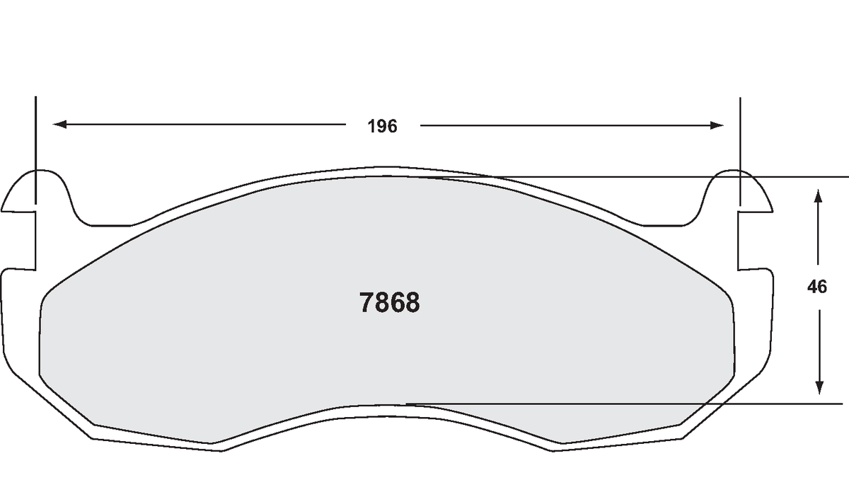 PFC 7868.10 Гальмівні колодки Z-RATED Photo-0 