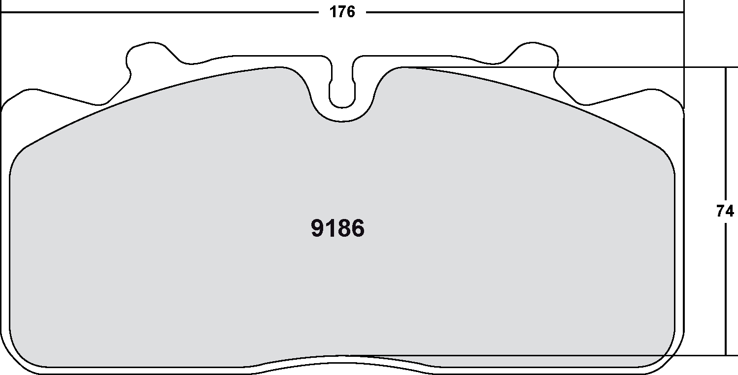 PFC 9186.10 Гальмівні колодки Z-RATED ECV Photo-1 