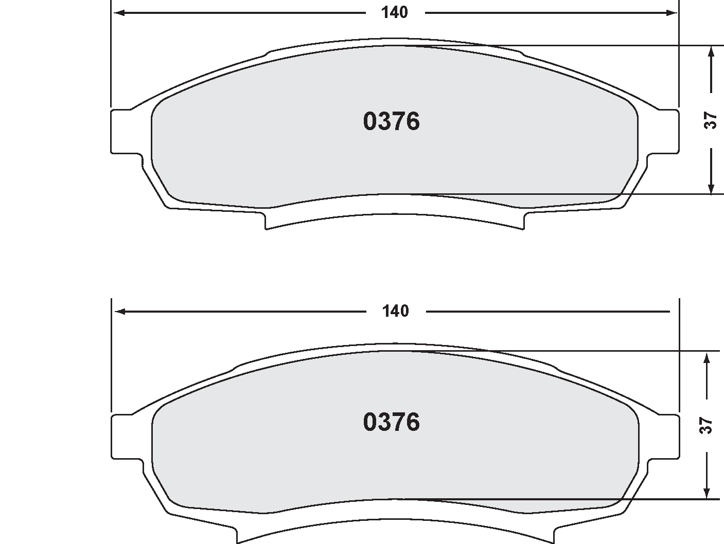 PFC 0376.22 Гальмівні колодки Z-RATED CARBON METALLIC Photo-1 