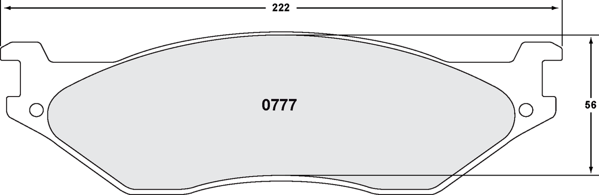 PFC 0777.22 Гальмівні колодки Z-RATED для FORD F450/F551 Photo-0 