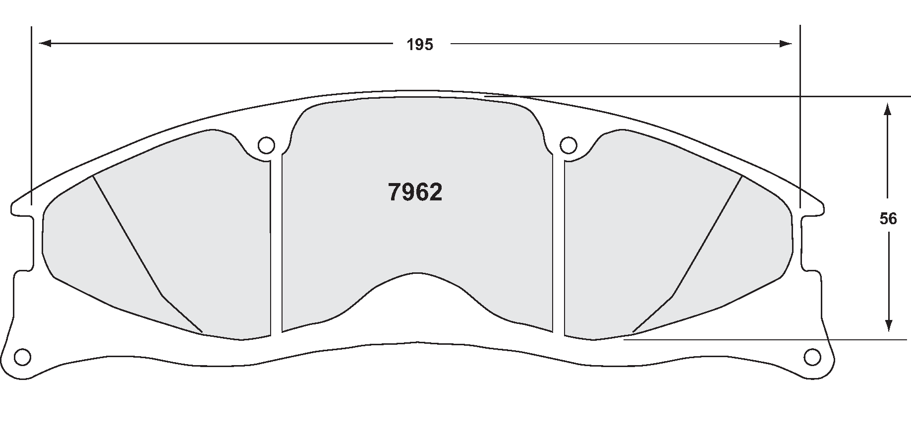 PFC 7962.10 Гальмівні колодки Z-RATED ZR62 Photo-1 