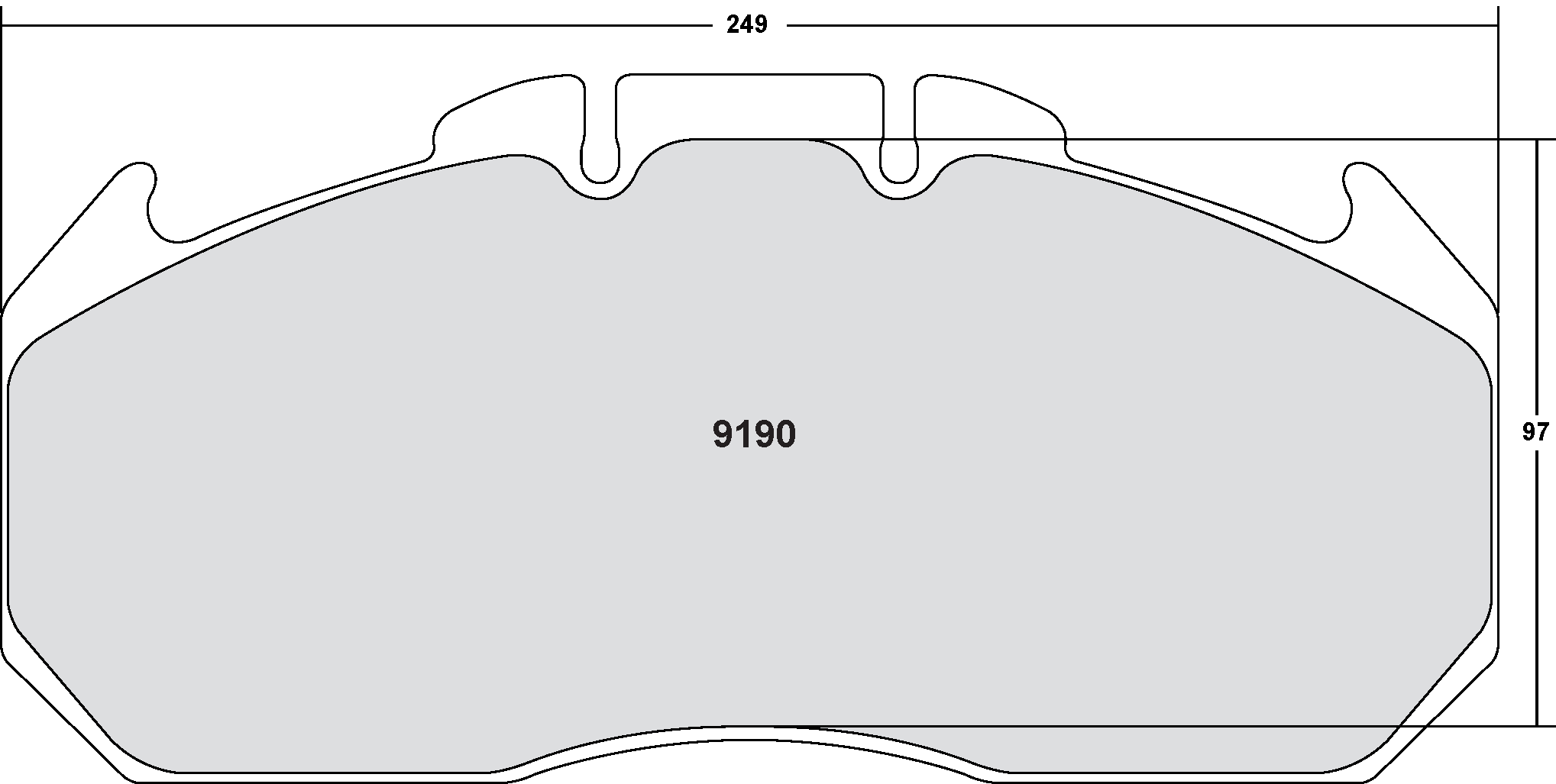 PFC 9190.10 Гальмівні колодки Z-RATED ECV Photo-1 