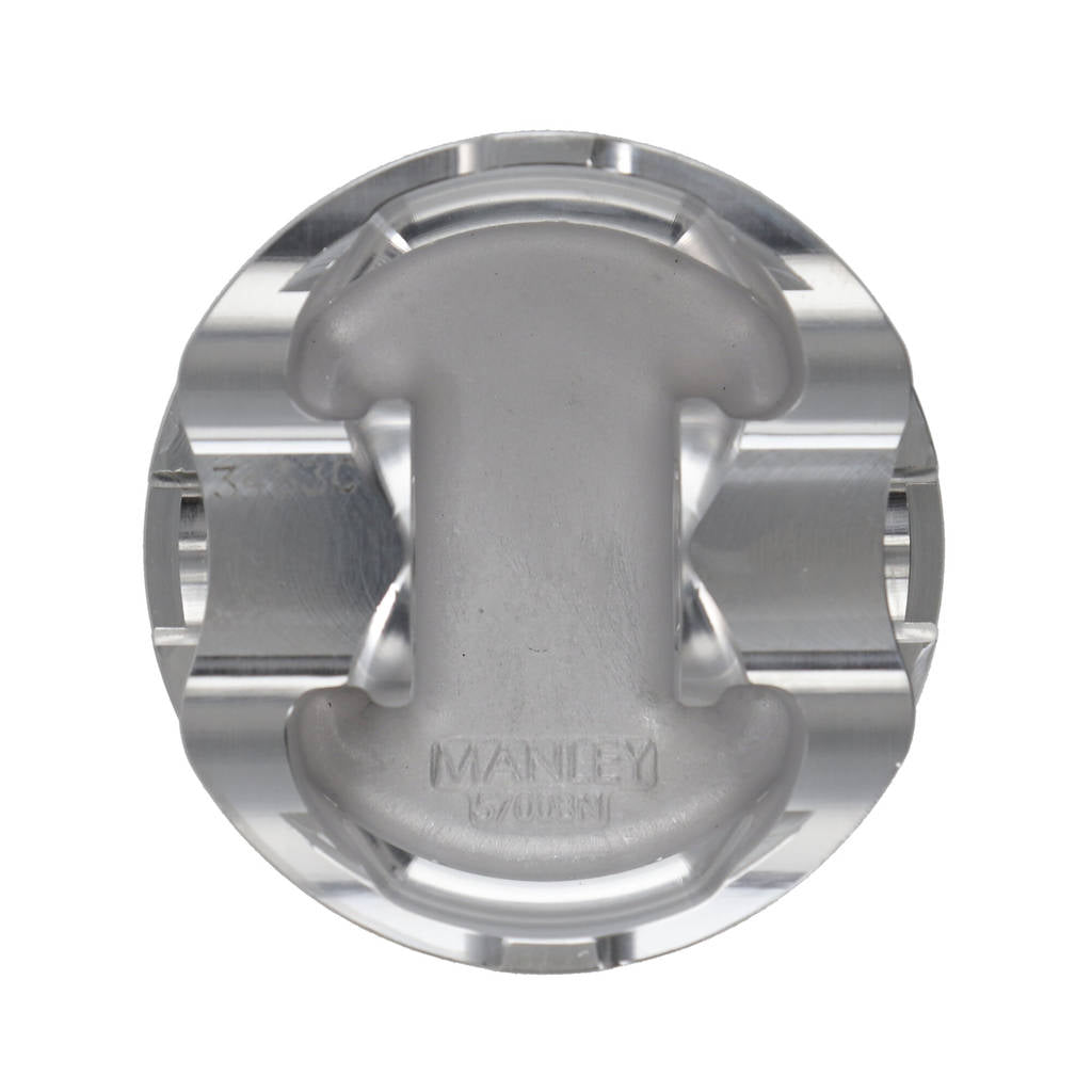 MANLEY 638000C-4 Комплект поршнів (діаметр циліндра 86.00 мм, компресійна висота 1.260", виїмка 12.00 куб. см) для NISSAN SR20DE Photo-7 