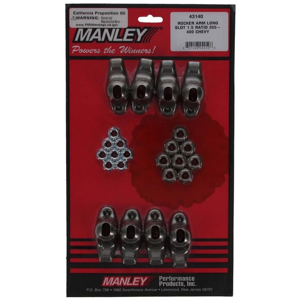 MANLEY 43150 Комплект коромисел штампованих стальних для SBC (1 комплект на головку) Photo-0 