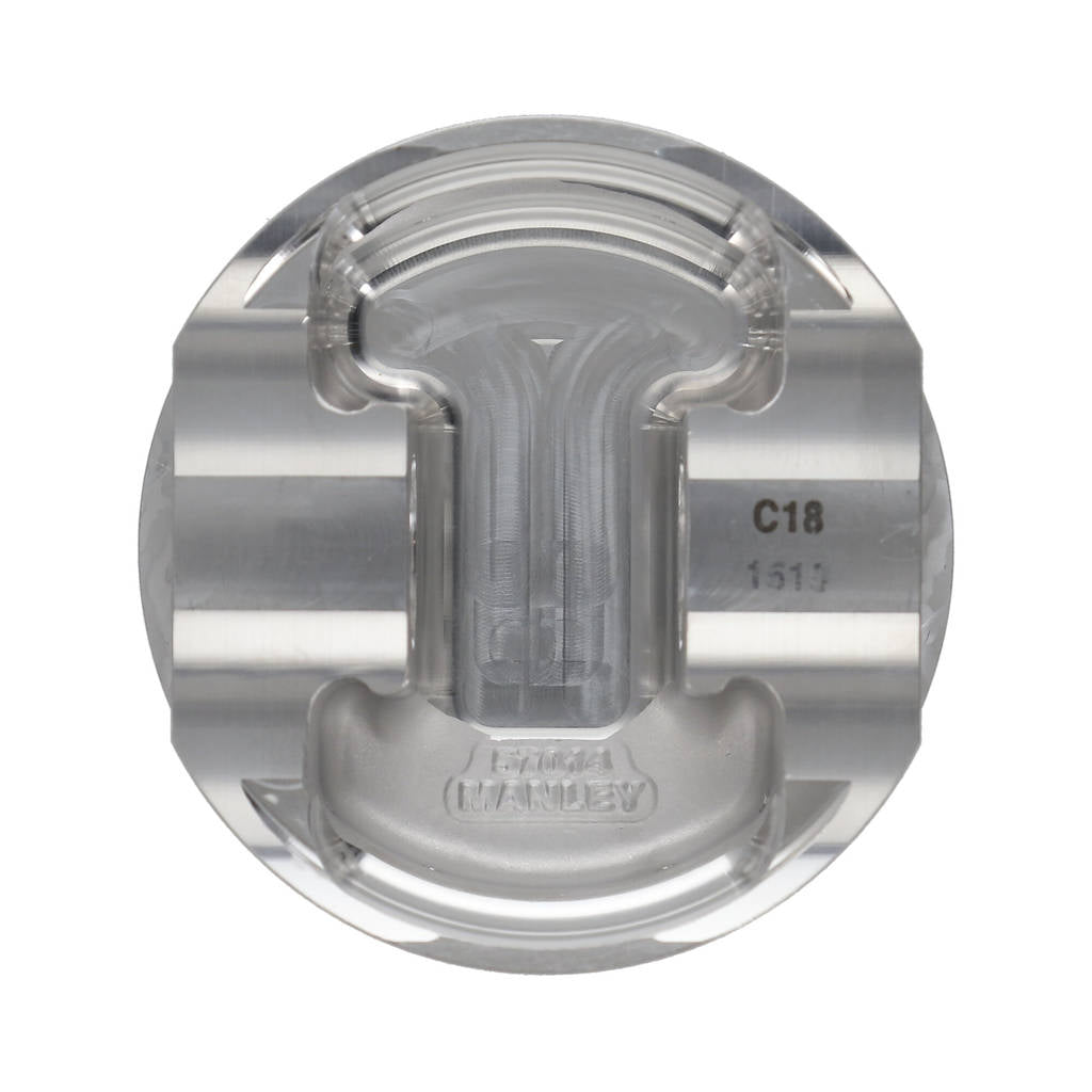 MANLEY 634010C-6 Комплект поршнів (діаметр циліндра 99.00 мм, компресійна висота 1.350", виїмка 2.00 куб. см) для NISSAN 3.8L VR38DETT Photo-7 