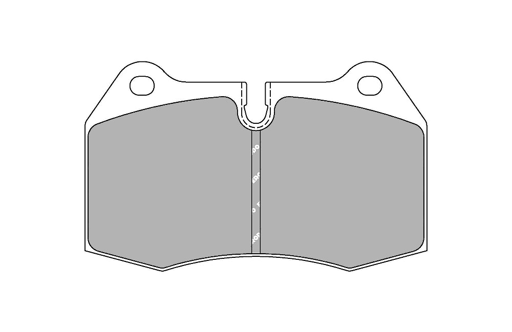 FERODO FCP1561H DS2500 Колодки передні для NISSAN 350Z, HONDA INTEGRA DC5 (BREMBO) Photo-0 