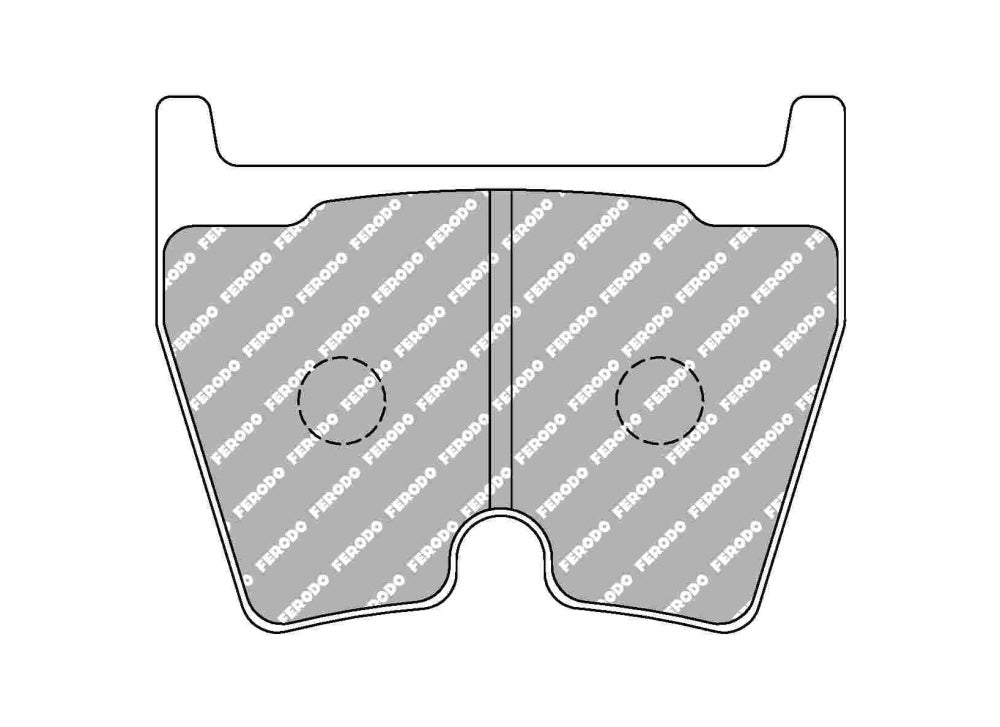 FERODO FCP1664H DS2500 Колодки перед для AUDI RS4/RS6/R8/RS-Q3/LAMBORGHINI (потрібно 2 к-та на машину) Photo-0 