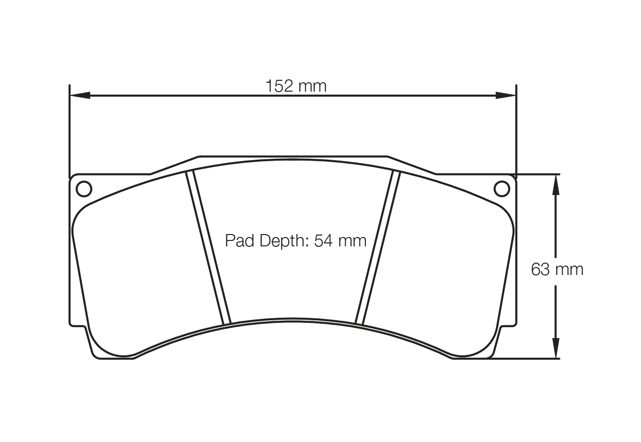 PAGID 1539-RSL2 Передні гальмівні колодки RSL2 BMW M2 CS Racing [Дозвіл B 365PS] / AUDI RS3 LMS TCR [гоночний автомобіль] Photo-0 