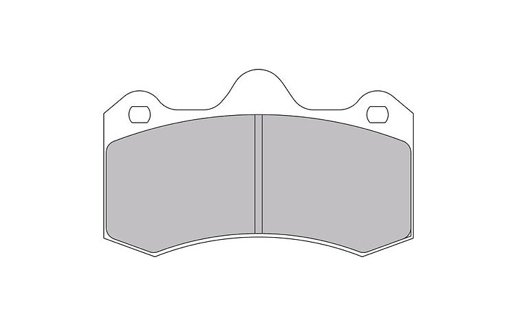 AP RACING CP6600D50-DS2500 Колодки гальмівні (4) -16,75T Photo-0 