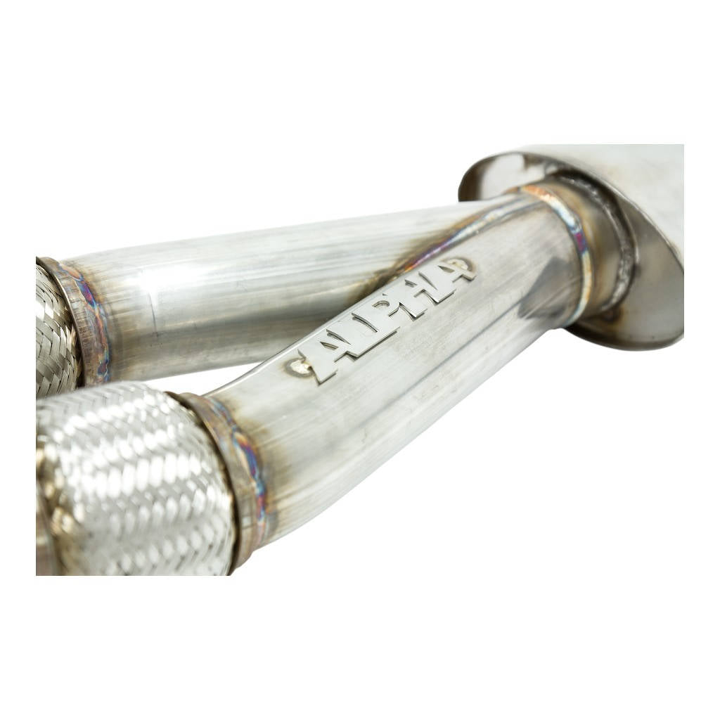 AMS ALP.07.05.0003-2 ALPHA GT-R 90mm Race midpipe/Y-Pipe non resonated 76mm exit Photo-2 
