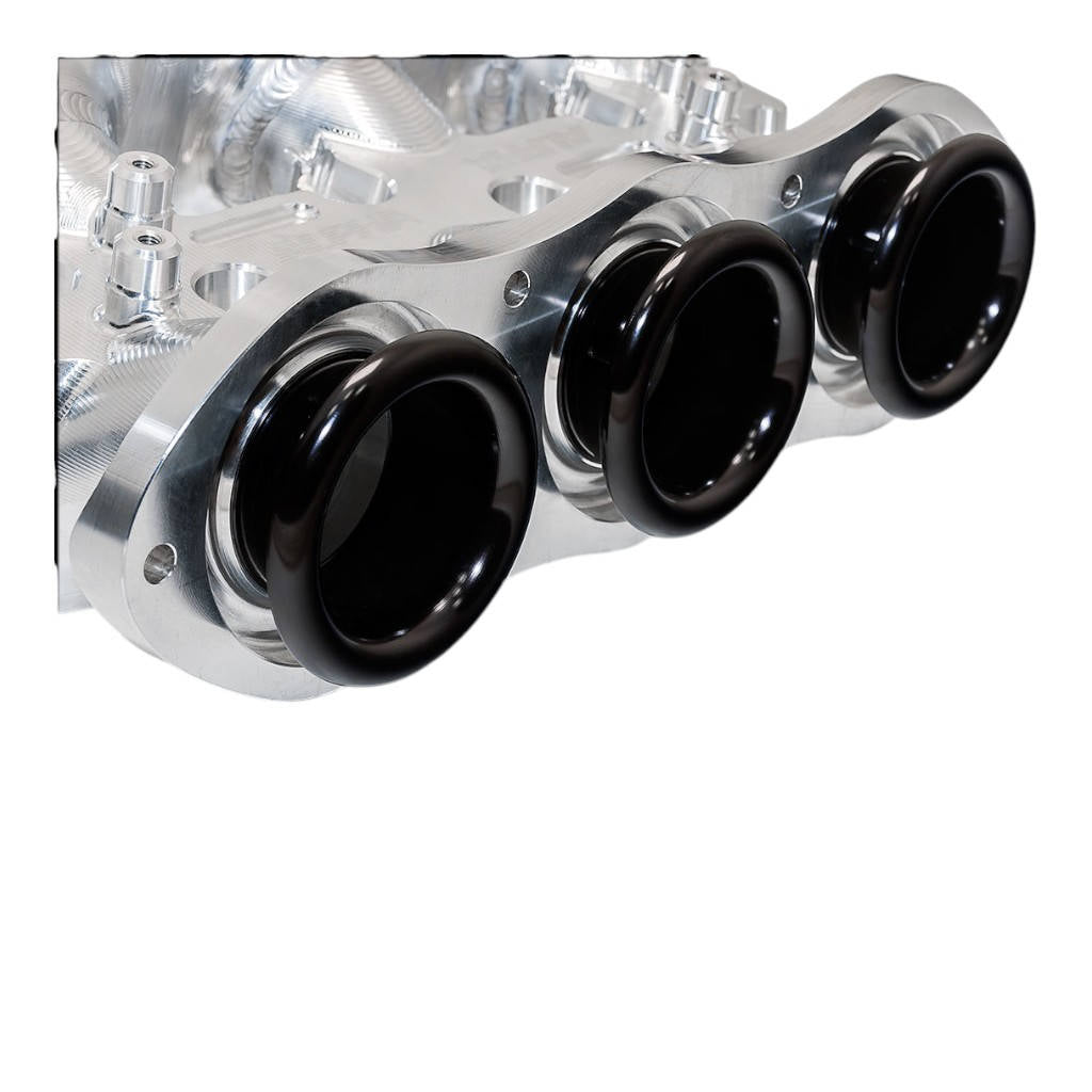 ALP.07.08.0101-2 Carbon Fiber/Billet Intake Manifold NISSAN R35 GT-R (w/Secondary Fuel Rail (12 Injector), Clear) Photo-10 