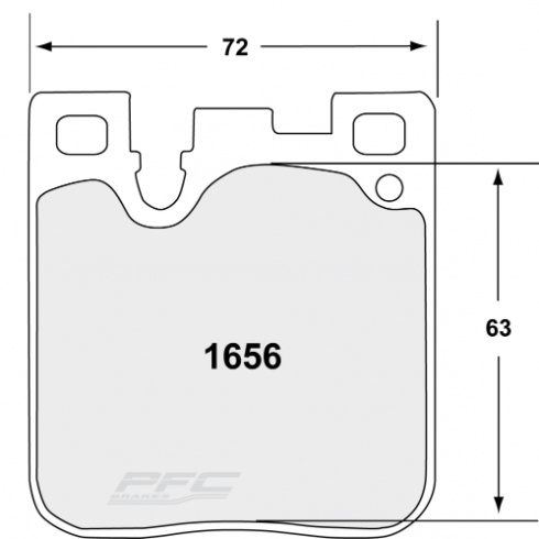 PFC 1656.10 гальмівні колодки задні Z-RATED для BMW M3/M4 / M2 F80 / F82/F83/F87 Photo-0 