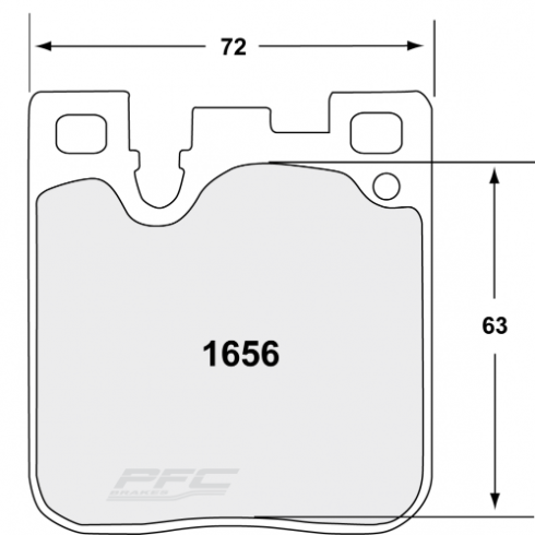 PFC 1656.10 гальмівні колодки задні Z-RATED для BMW M3/M4 / M2 F80 / F82/F83/F87 Photo-1 