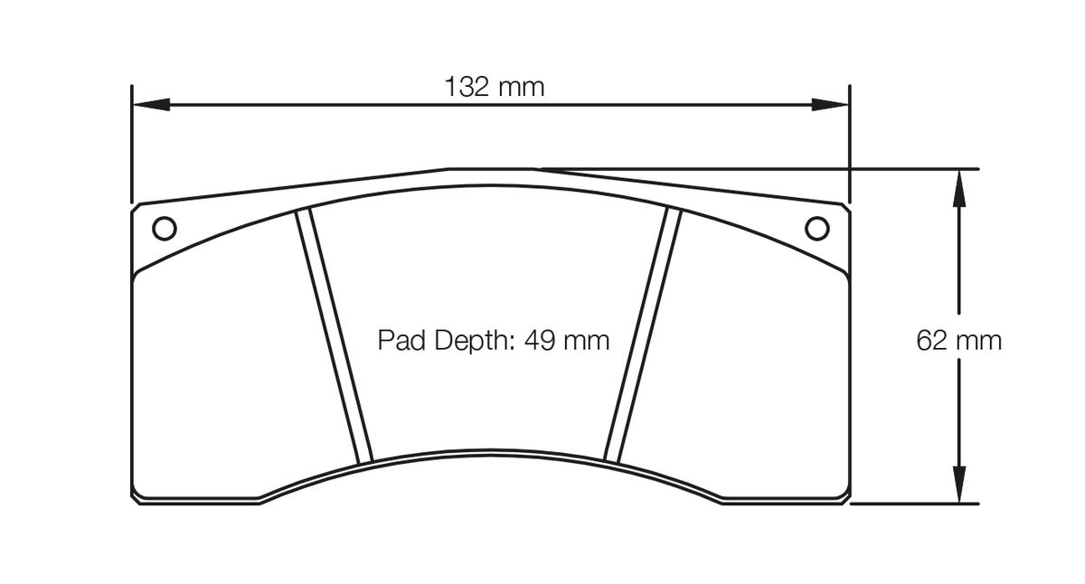 PAGID 1674-RSL2 Задні гальмівні колодки RSL2 BMW M4 GT4/M6 GT3 [гоночний автомобіль] / PORSCHE 991.2 GT3 R [гоночний автомобіль] Photo-0 