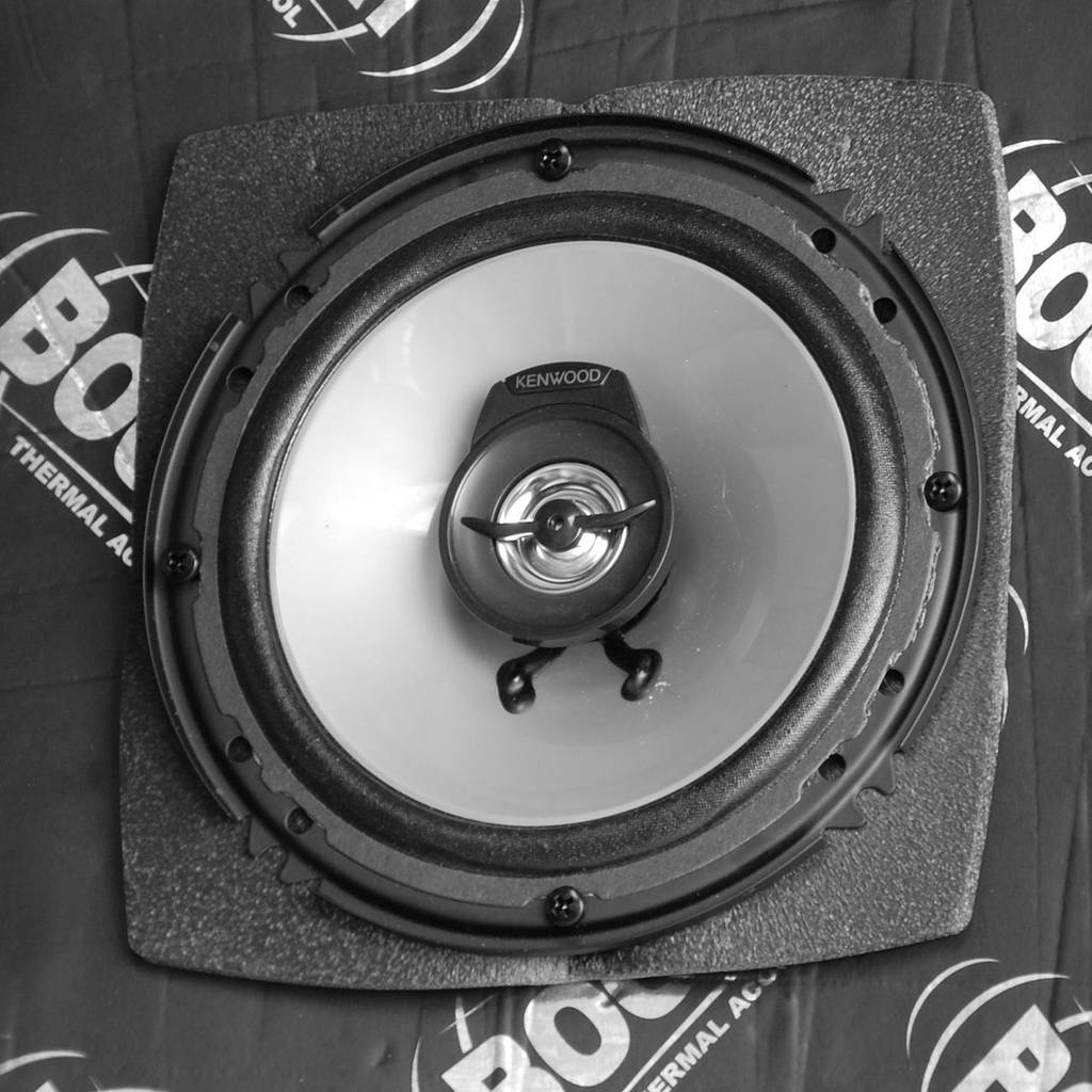 DEI 050320 Динаміки 5-1/4 "Round 6-1/2" wx 6-1/2 "hx 4" d Pair Photo-4 