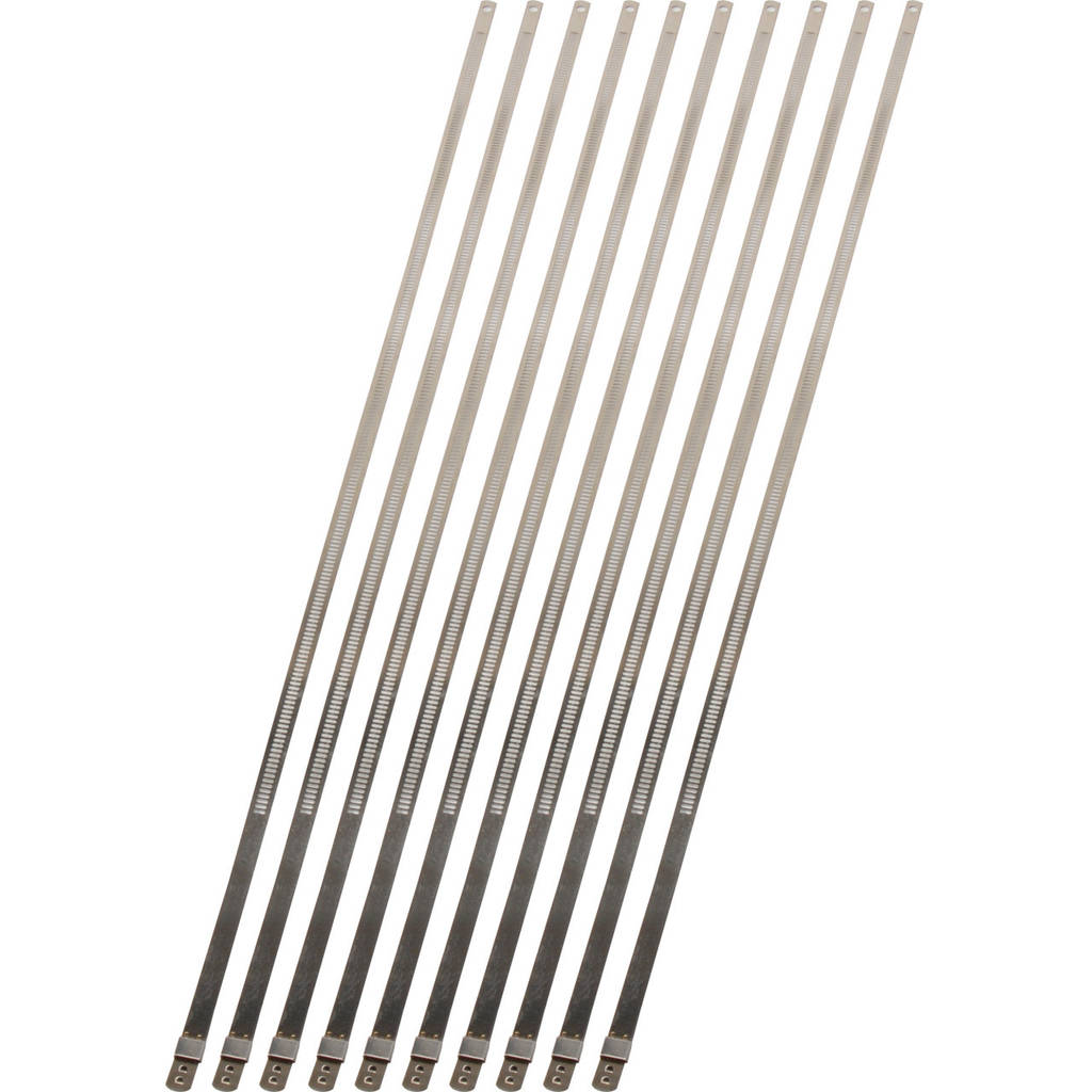 DEI 010210 Хомути сталеві Positive Locking Tie 1/4 "(7mm) x 20" 10 per pack Photo-0 