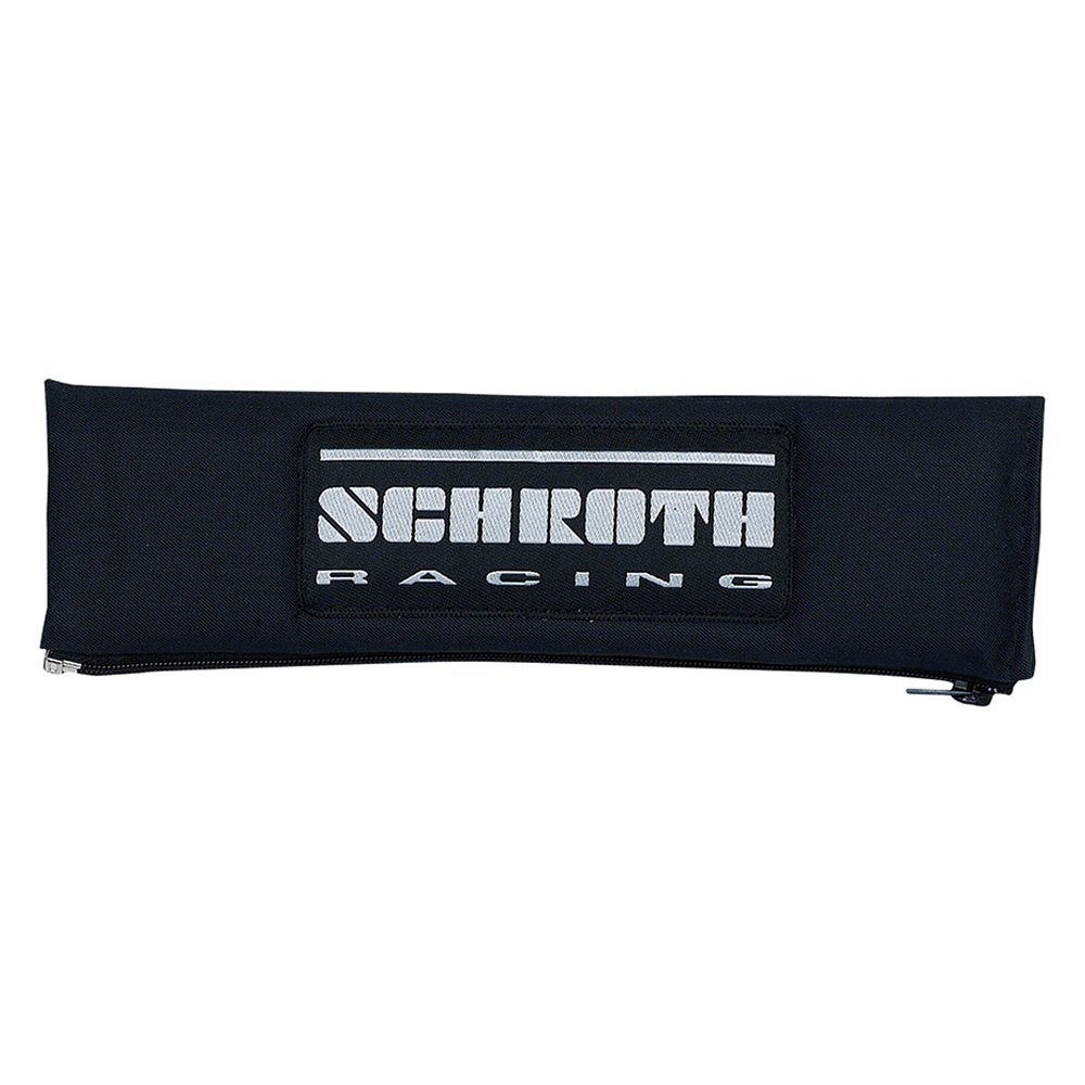 SCHROTH 00229 Накладки на ремінь 3 "(76 мм), Nomex, чорні з сріблястим логотипом, 2 шт. Photo-1 