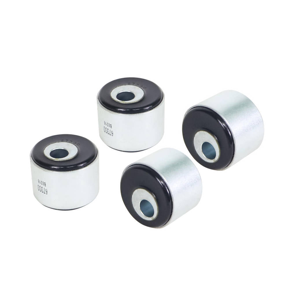 WHITELINE W81730X Комплект втулок переднього поздовжнього важеля до диференціала з додатковим зміщенням для Nissan Patrol GQ, GU/Toyota Land Cruiser 80, 105 Series Photo-0 