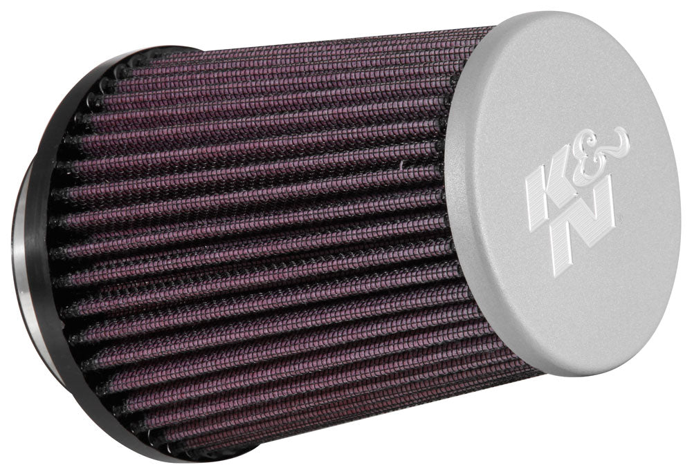 K&N RE-5287 Універсальний Гумовий фільтр 3 дюйма FLG; 4-1/2 дюйма OD B, 2-1/4 дюйма H - срібний верх Photo-1 