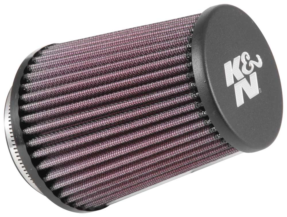 K&N RE-5286 Універсальний Гумовий фільтр 3 дюйма FLG; 4-1/2 дюйма OD B, 2-1/4 дюйма H - Чорний верх Photo-1 