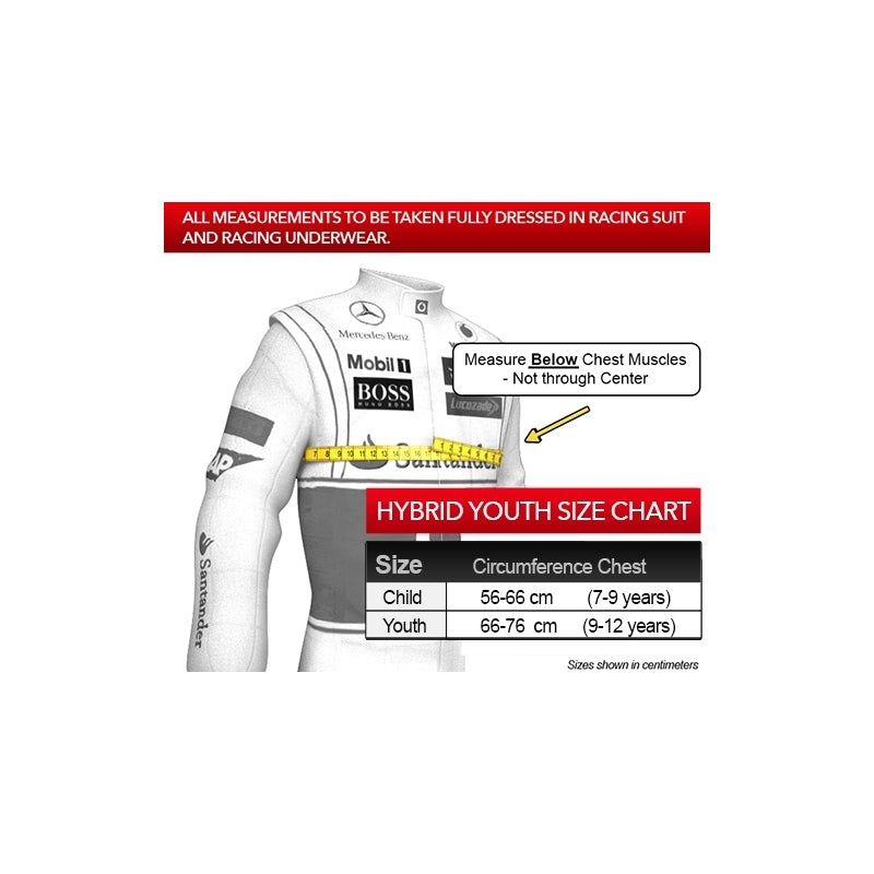 SIMPSON HS.YTH.11.M61 Захист шиї для автоспорту HYBRID SPORT Youth SFI 38.1, дитяча, M61 (кліпси у комплекті) Photo-1 