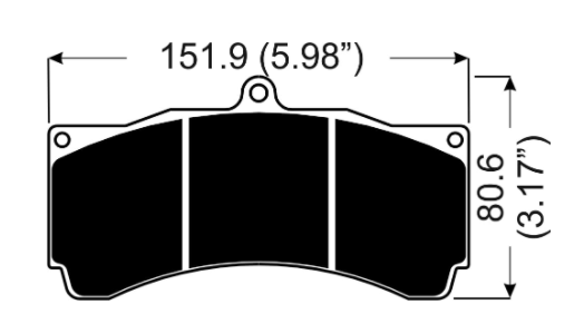 AP RACING CP3558D54-ST47 К-т колодок (4) 25.00T Photo-1 