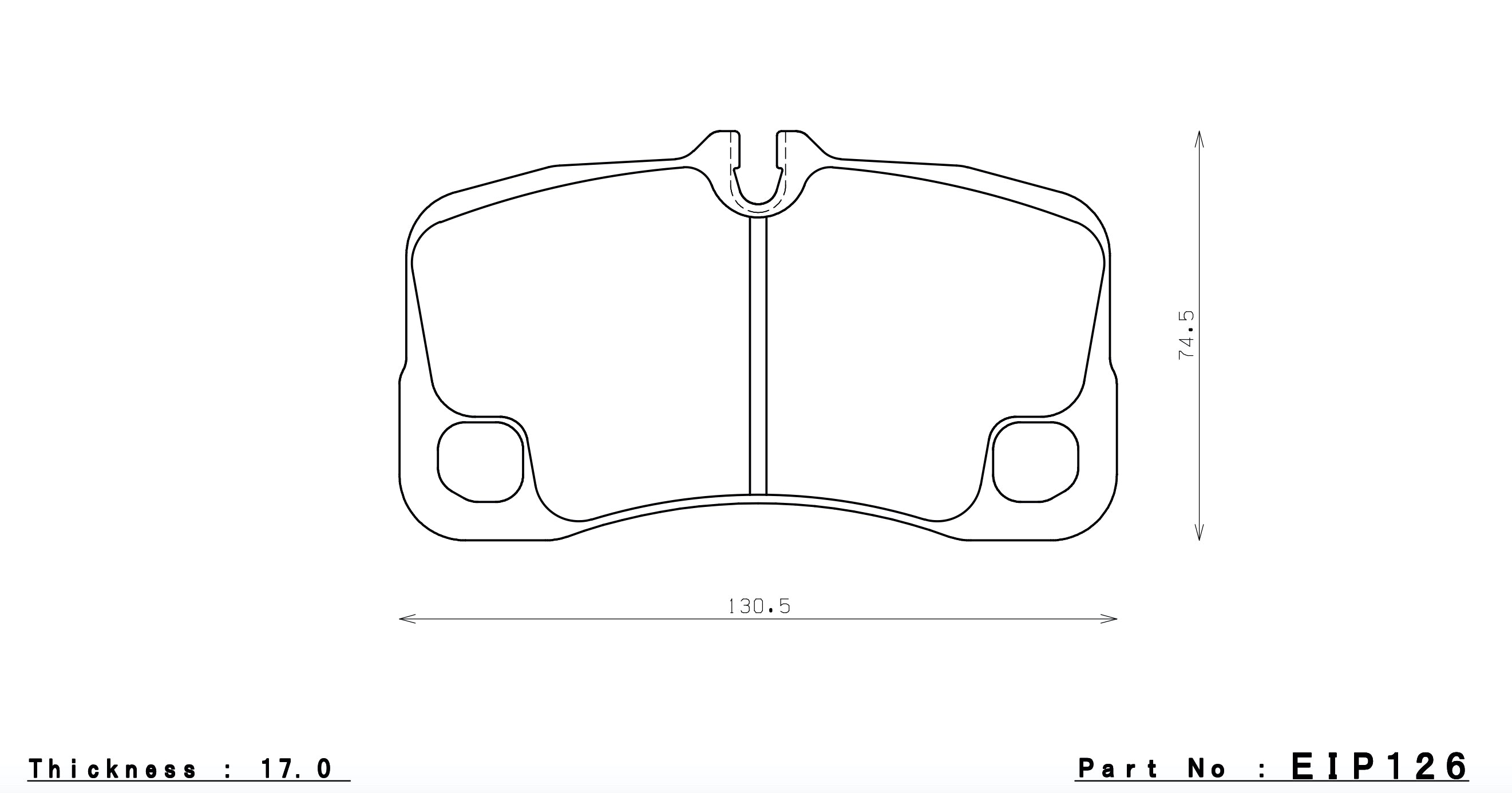 ENDLESS HP285MA45B Гальмівні колодки зад PORSCHE 997 GT2/GT3/Turbo (18.5mm) Photo-1 