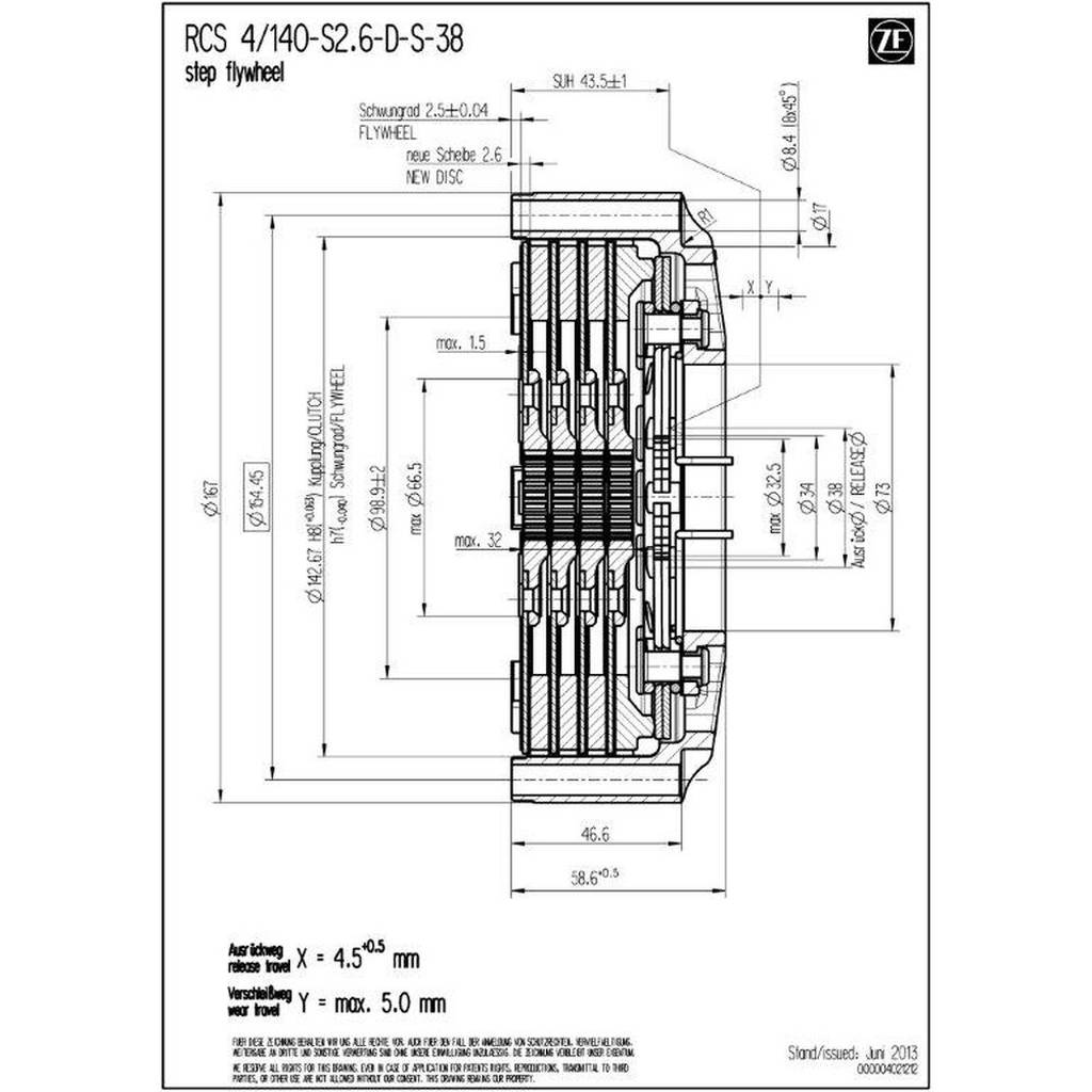 SACHS PERFORMANCE 003072000149 Корпус зчеплення RCS 140 Photo-1 
